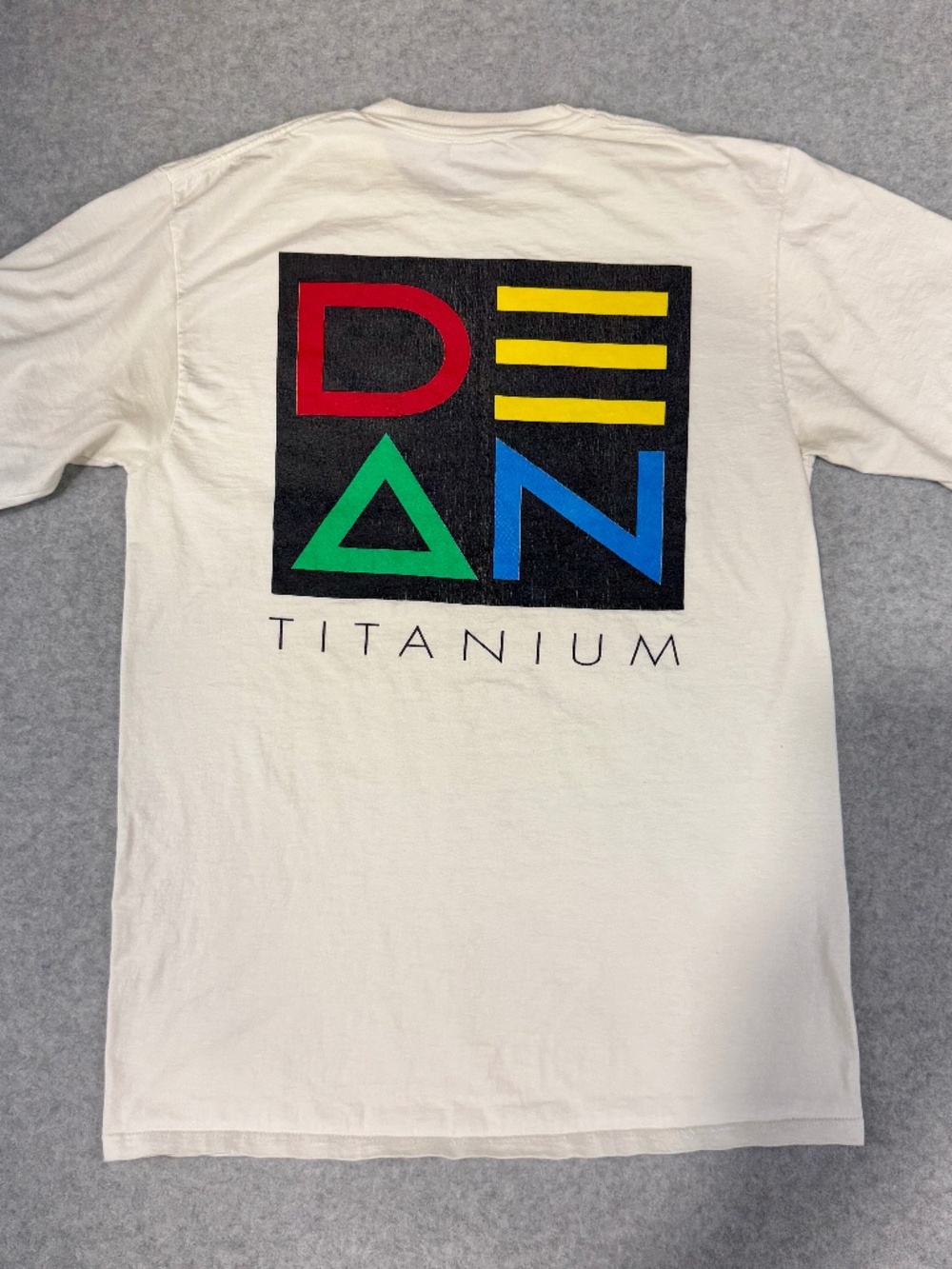 Vintage 90s DEAN Titanium Bicycles Shirt Mens L USA Ultimate Cycling Mountain